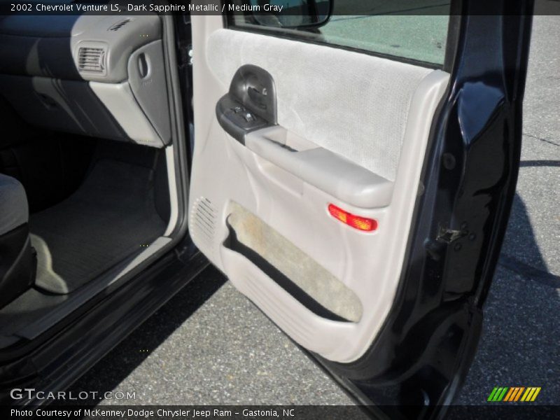 Dark Sapphire Metallic / Medium Gray 2002 Chevrolet Venture LS
