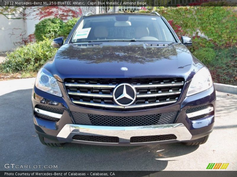 Capri Blue Metallic / Almond Beige 2012 Mercedes-Benz ML 350 BlueTEC 4Matic