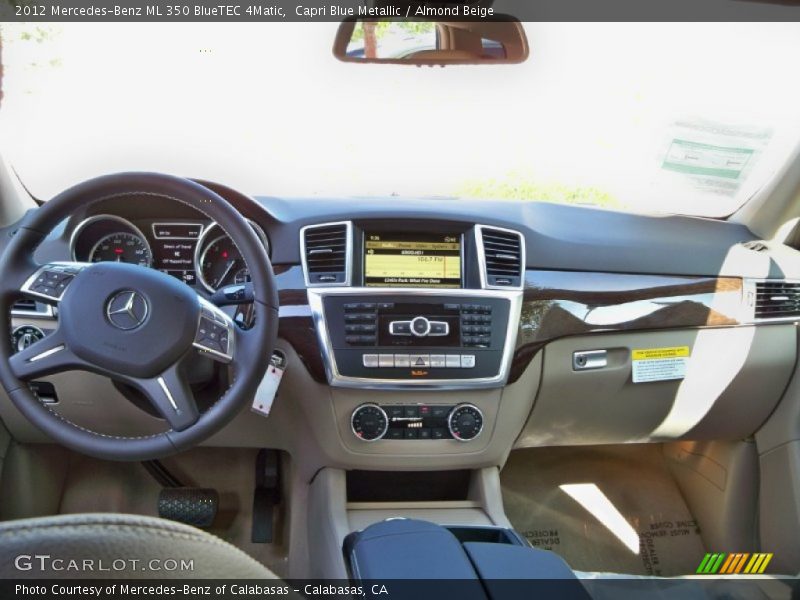 Capri Blue Metallic / Almond Beige 2012 Mercedes-Benz ML 350 BlueTEC 4Matic