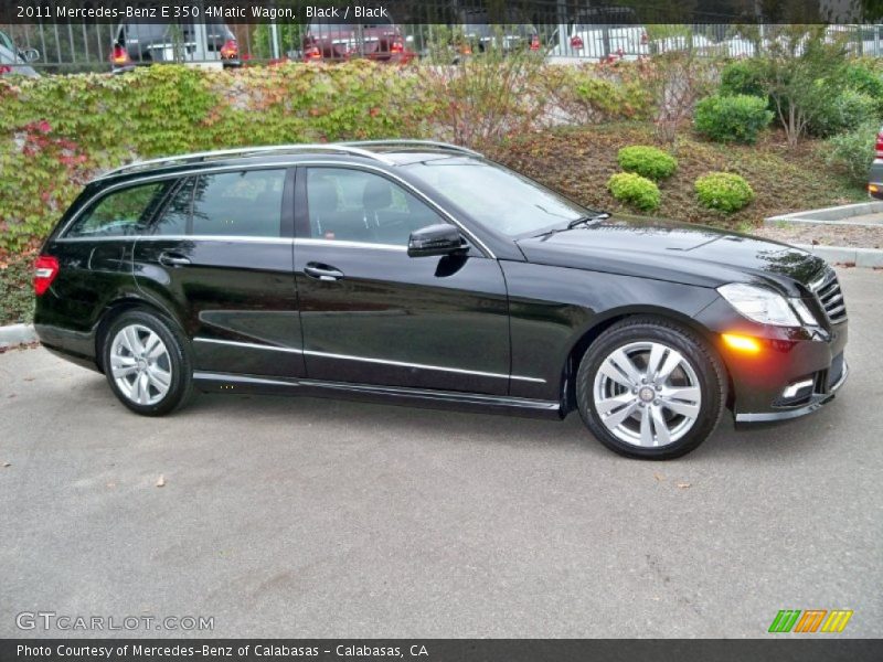Black / Black 2011 Mercedes-Benz E 350 4Matic Wagon