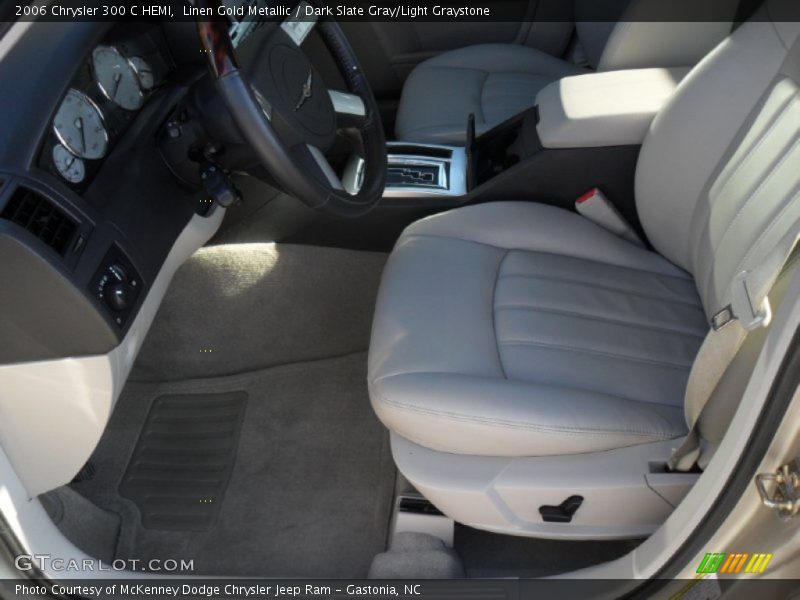 Linen Gold Metallic / Dark Slate Gray/Light Graystone 2006 Chrysler 300 C HEMI