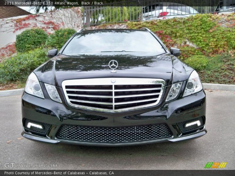 Black / Black 2011 Mercedes-Benz E 350 4Matic Wagon