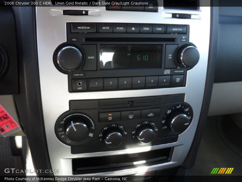 Linen Gold Metallic / Dark Slate Gray/Light Graystone 2006 Chrysler 300 C HEMI