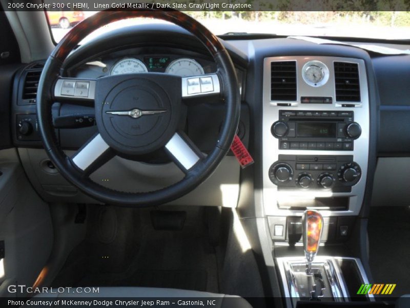 Linen Gold Metallic / Dark Slate Gray/Light Graystone 2006 Chrysler 300 C HEMI