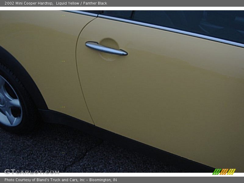Liquid Yellow / Panther Black 2002 Mini Cooper Hardtop