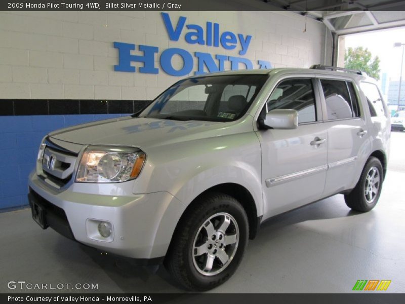 Billet Silver Metallic / Gray 2009 Honda Pilot Touring 4WD