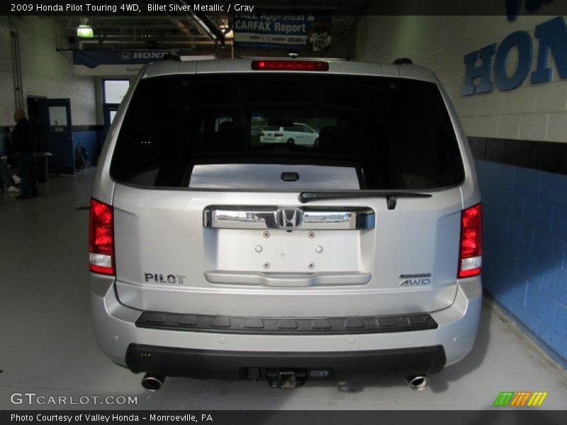 Billet Silver Metallic / Gray 2009 Honda Pilot Touring 4WD