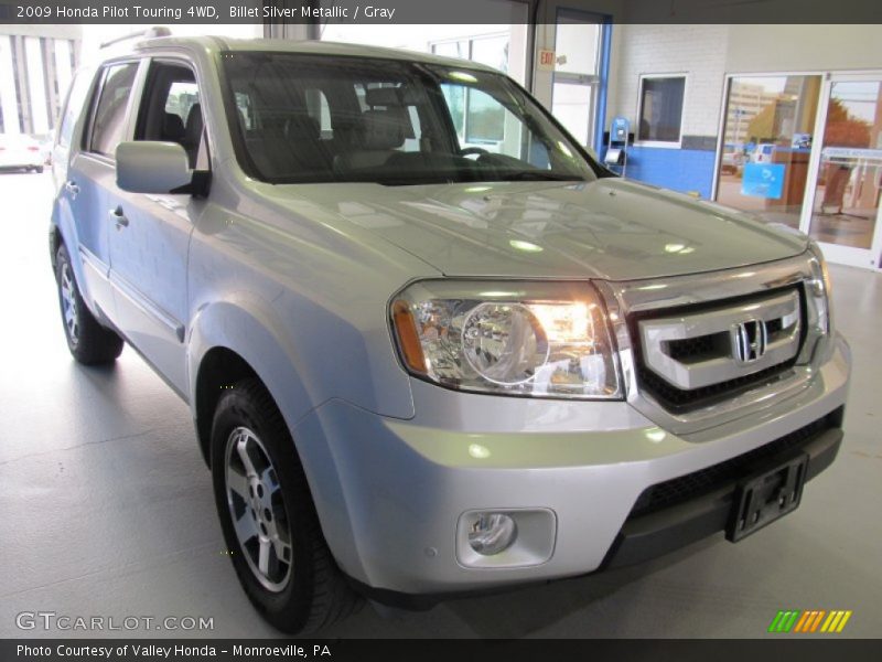 Billet Silver Metallic / Gray 2009 Honda Pilot Touring 4WD