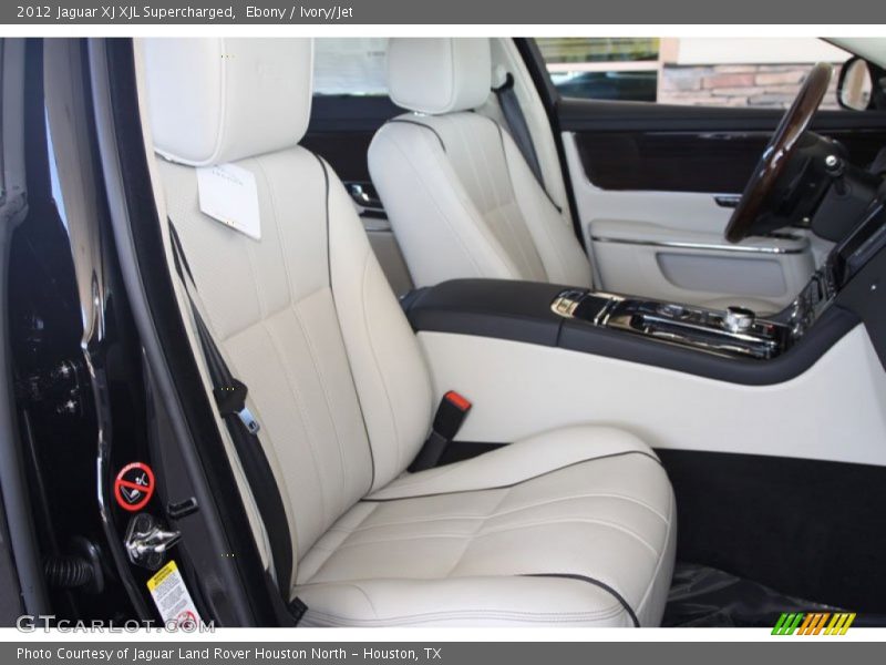  2012 XJ XJL Supercharged Ivory/Jet Interior