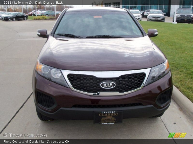 Dark Cherry / Black 2012 Kia Sorento LX