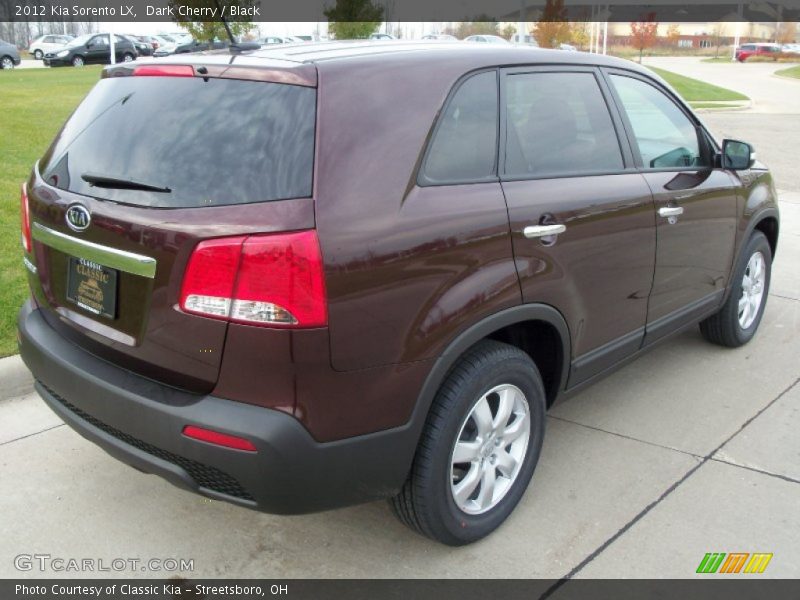 Dark Cherry / Black 2012 Kia Sorento LX