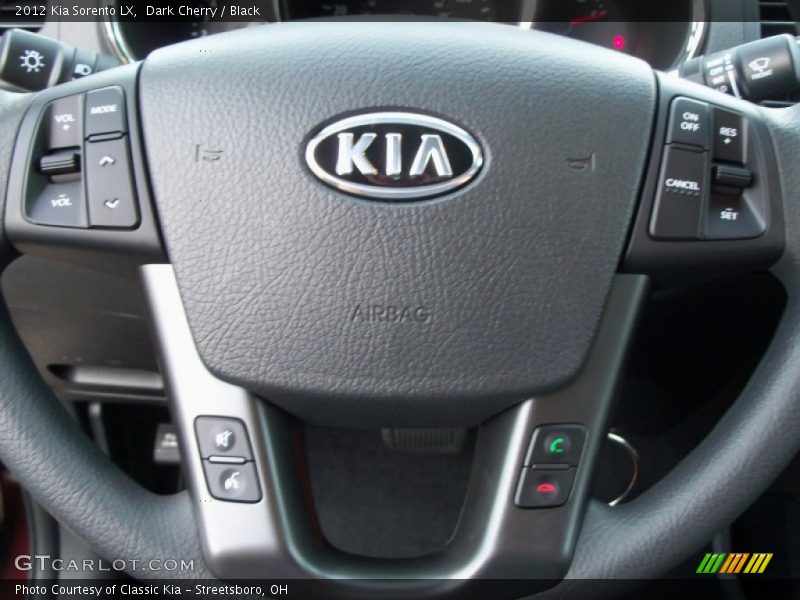 Dark Cherry / Black 2012 Kia Sorento LX
