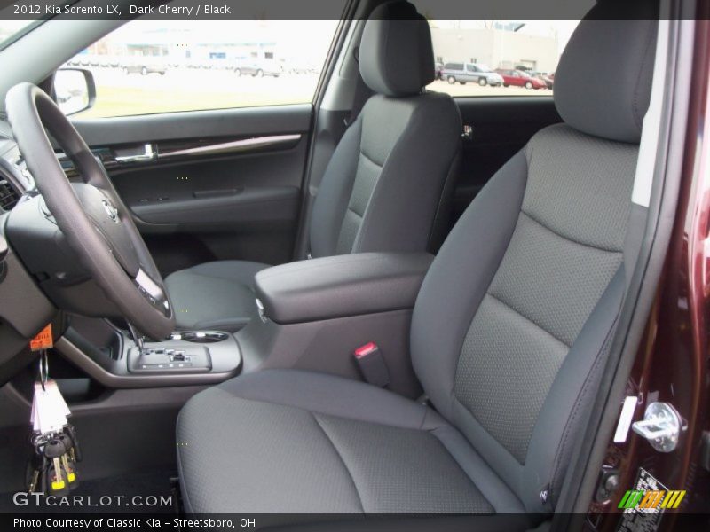 Dark Cherry / Black 2012 Kia Sorento LX