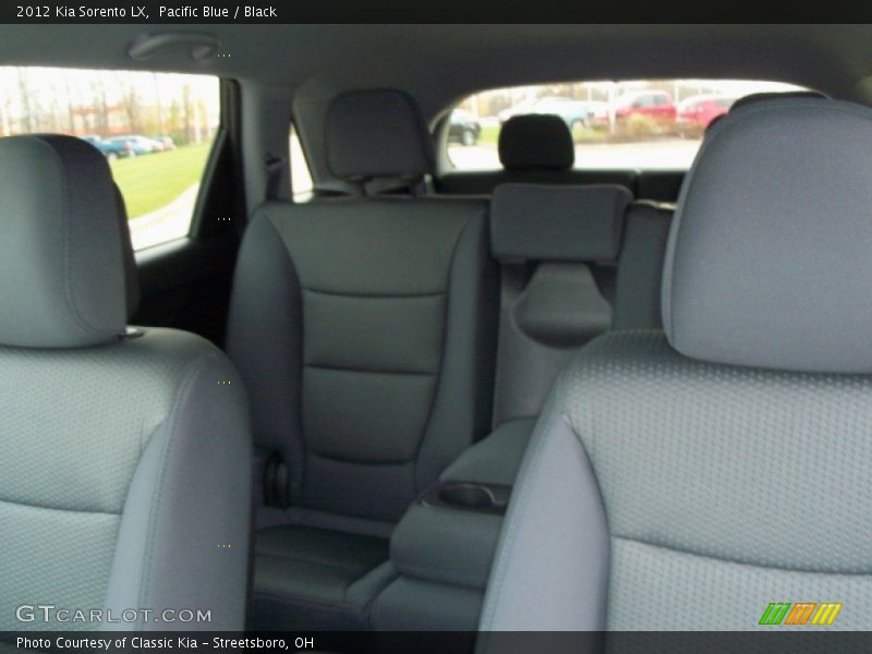 Pacific Blue / Black 2012 Kia Sorento LX