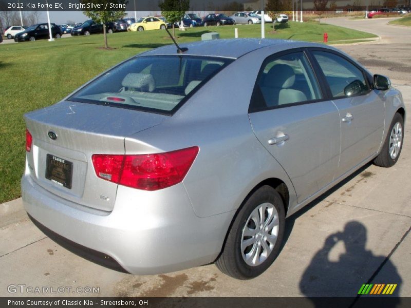 Bright Silver / Stone 2012 Kia Forte EX
