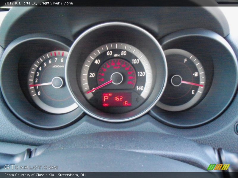 Bright Silver / Stone 2012 Kia Forte EX