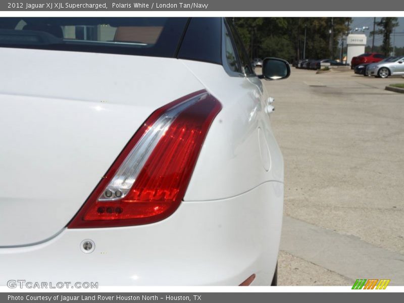 Polaris White / London Tan/Navy 2012 Jaguar XJ XJL Supercharged