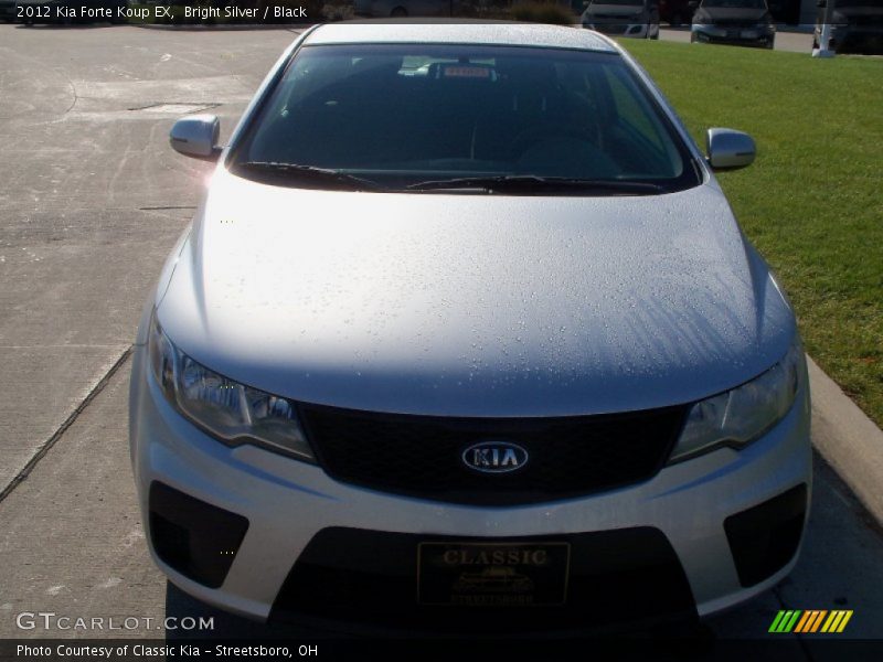 Bright Silver / Black 2012 Kia Forte Koup EX