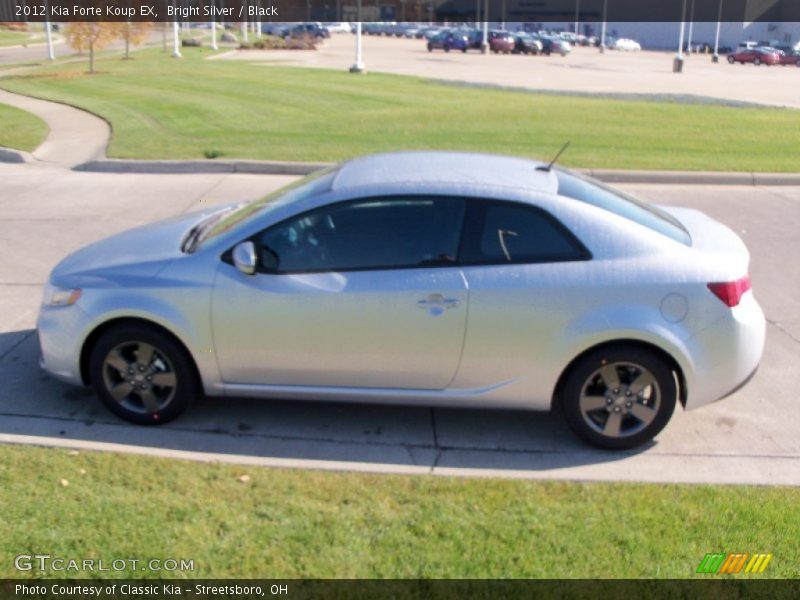 Bright Silver / Black 2012 Kia Forte Koup EX