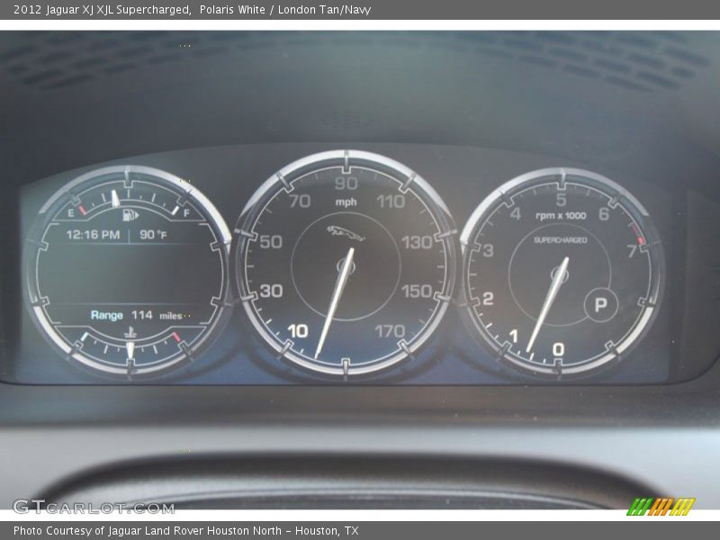  2012 XJ XJL Supercharged XJL Supercharged Gauges