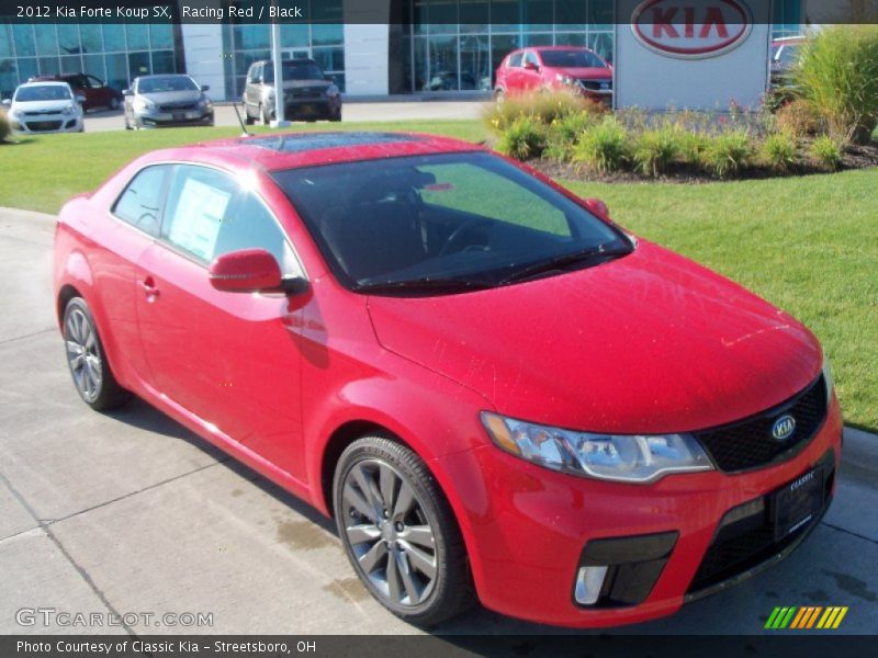 Racing Red / Black 2012 Kia Forte Koup SX