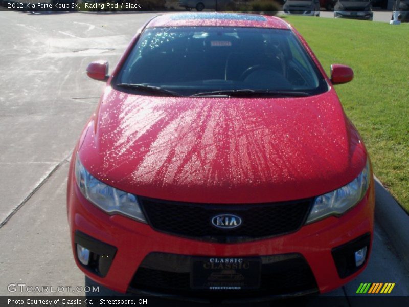 Racing Red / Black 2012 Kia Forte Koup SX