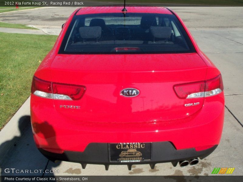 Racing Red / Black 2012 Kia Forte Koup SX