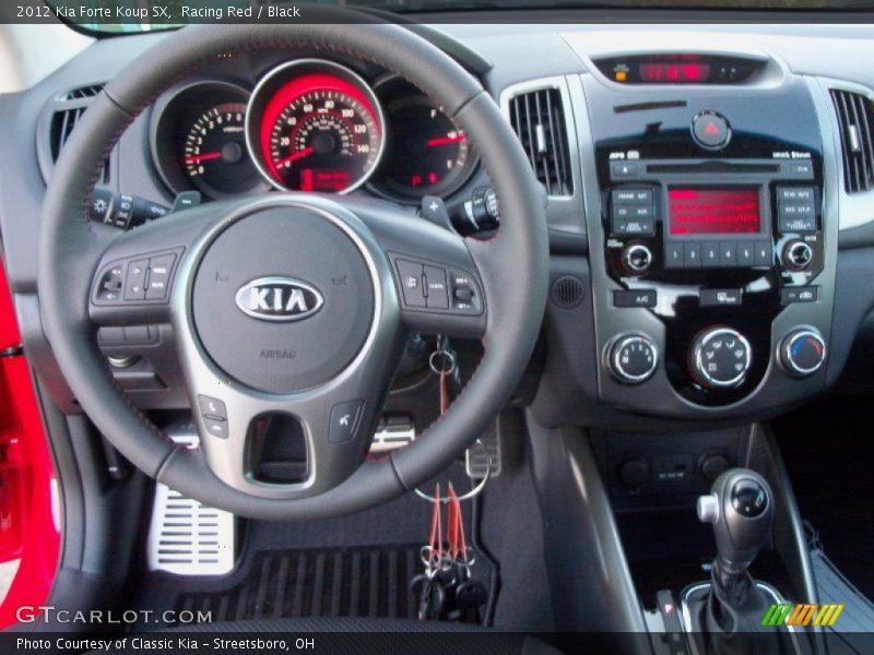 Dashboard of 2012 Forte Koup SX