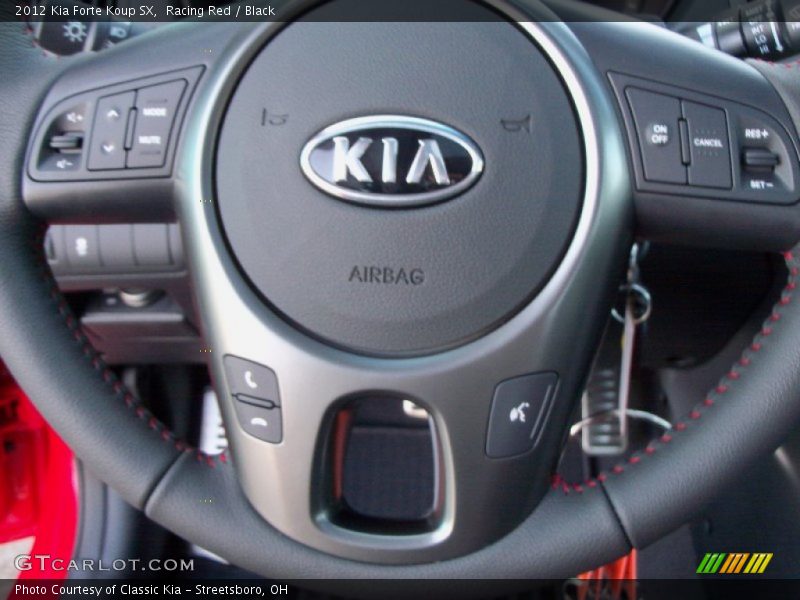 Racing Red / Black 2012 Kia Forte Koup SX