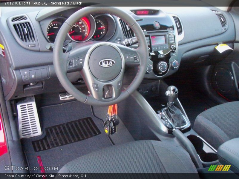  2012 Forte Koup SX Black Interior