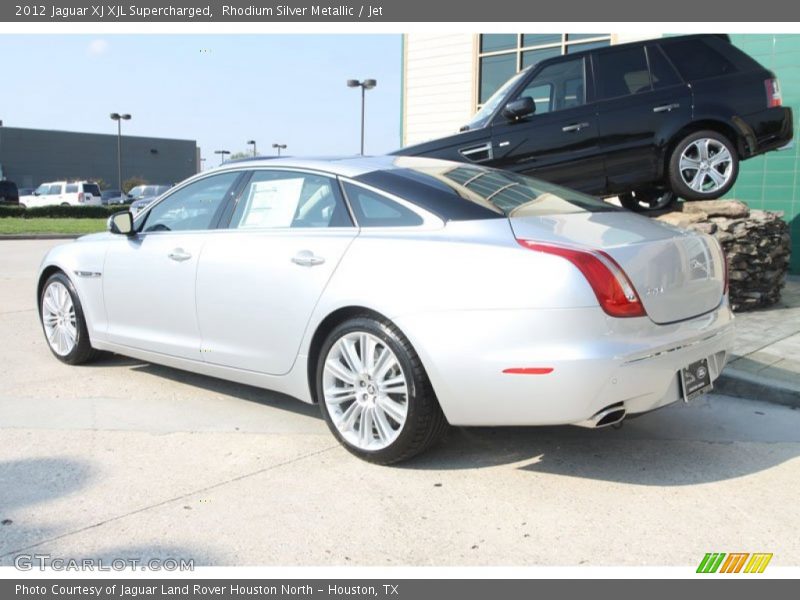 Rhodium Silver Metallic / Jet 2012 Jaguar XJ XJL Supercharged