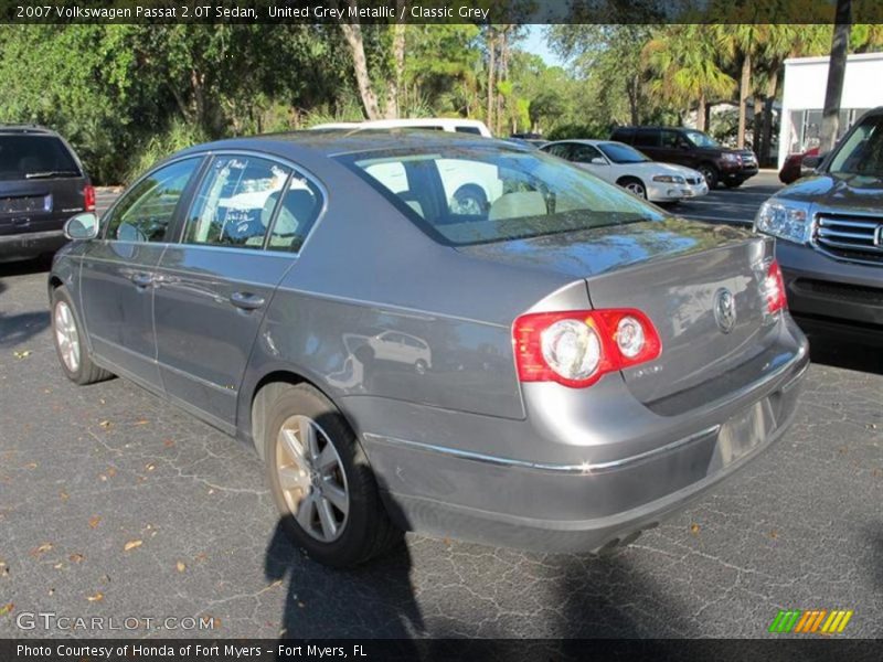 United Grey Metallic / Classic Grey 2007 Volkswagen Passat 2.0T Sedan