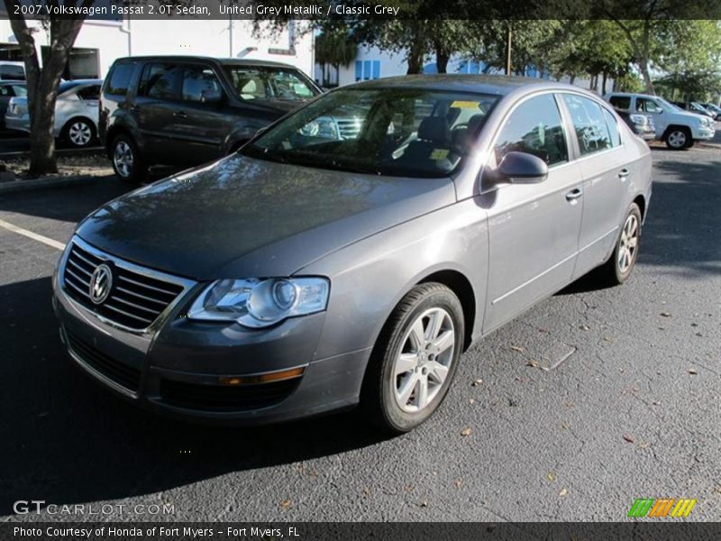 United Grey Metallic / Classic Grey 2007 Volkswagen Passat 2.0T Sedan