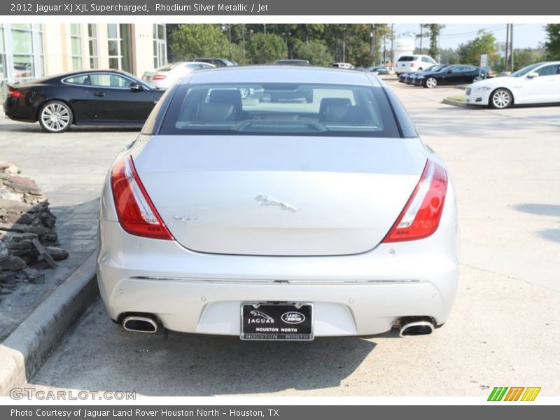 Rhodium Silver Metallic / Jet 2012 Jaguar XJ XJL Supercharged