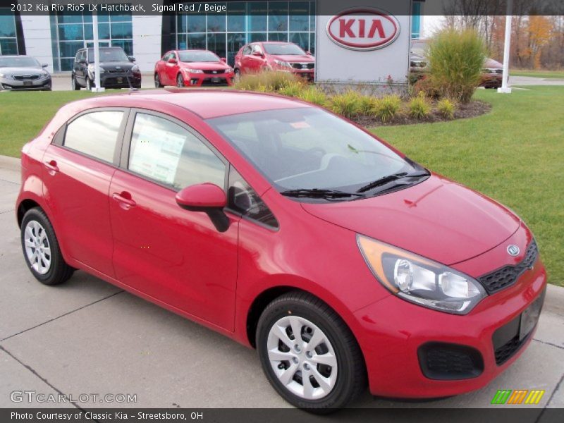  2012 Rio Rio5 LX Hatchback Signal Red