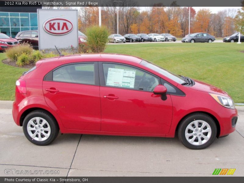  2012 Rio Rio5 LX Hatchback Signal Red