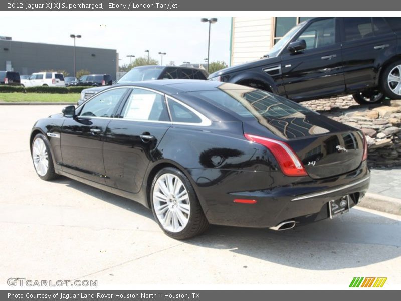 Ebony / London Tan/Jet 2012 Jaguar XJ XJ Supercharged