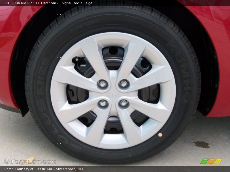 Signal Red / Beige 2012 Kia Rio Rio5 LX Hatchback