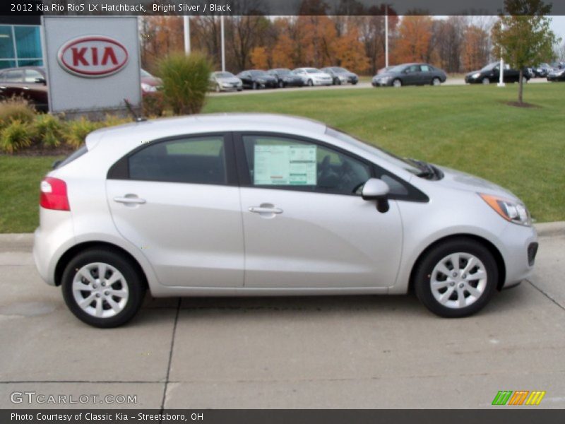 Bright Silver / Black 2012 Kia Rio Rio5 LX Hatchback