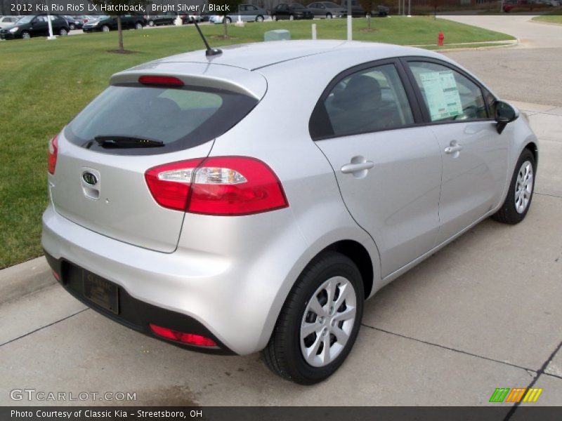 Bright Silver / Black 2012 Kia Rio Rio5 LX Hatchback