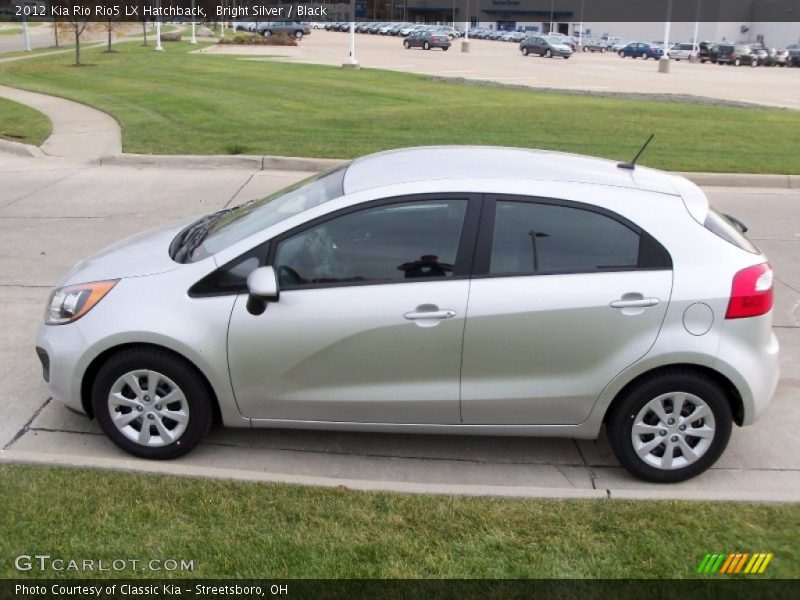 Bright Silver / Black 2012 Kia Rio Rio5 LX Hatchback