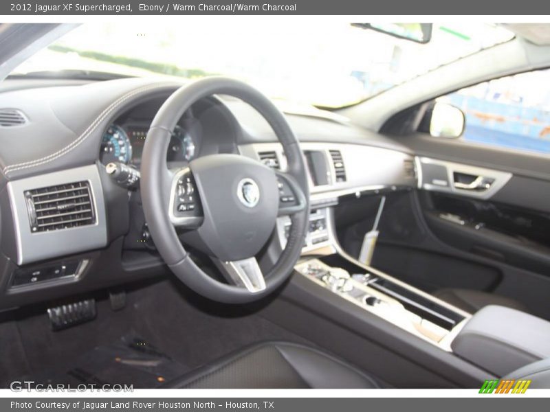 Ebony / Warm Charcoal/Warm Charcoal 2012 Jaguar XF Supercharged