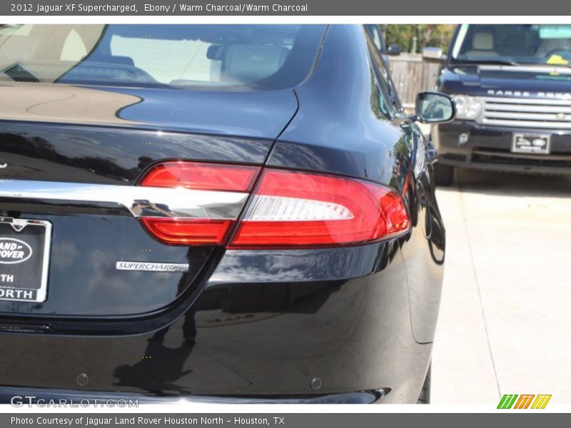 Ebony / Warm Charcoal/Warm Charcoal 2012 Jaguar XF Supercharged