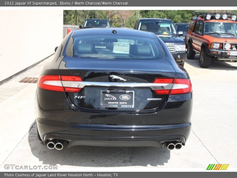 Ebony / Warm Charcoal/Warm Charcoal 2012 Jaguar XF Supercharged