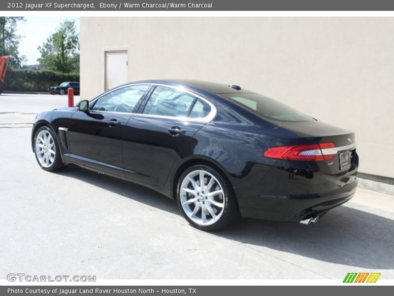 Ebony / Warm Charcoal/Warm Charcoal 2012 Jaguar XF Supercharged
