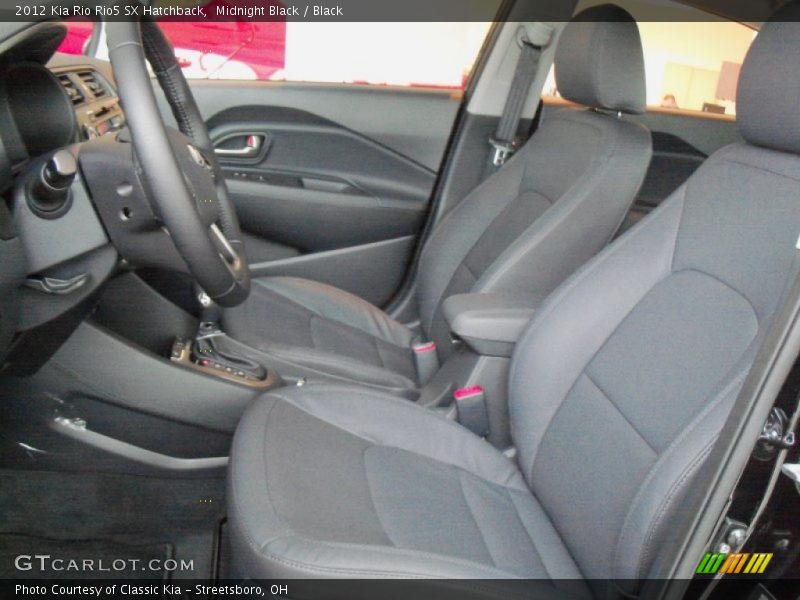 Midnight Black / Black 2012 Kia Rio Rio5 SX Hatchback