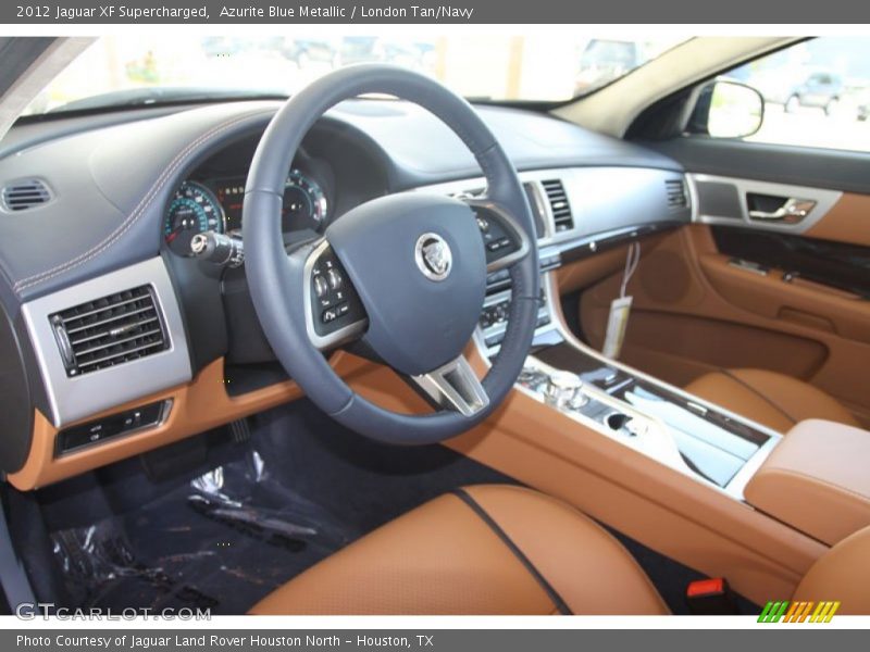 London Tan/Navy Interior - 2012 XF Supercharged 