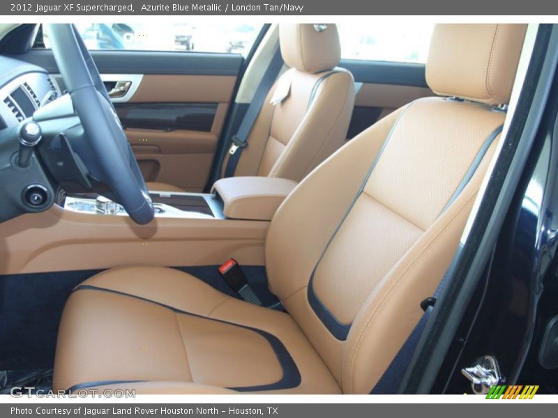  2012 XF Supercharged London Tan/Navy Interior