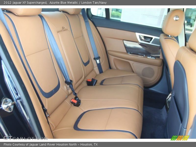  2012 XF Supercharged London Tan/Navy Interior