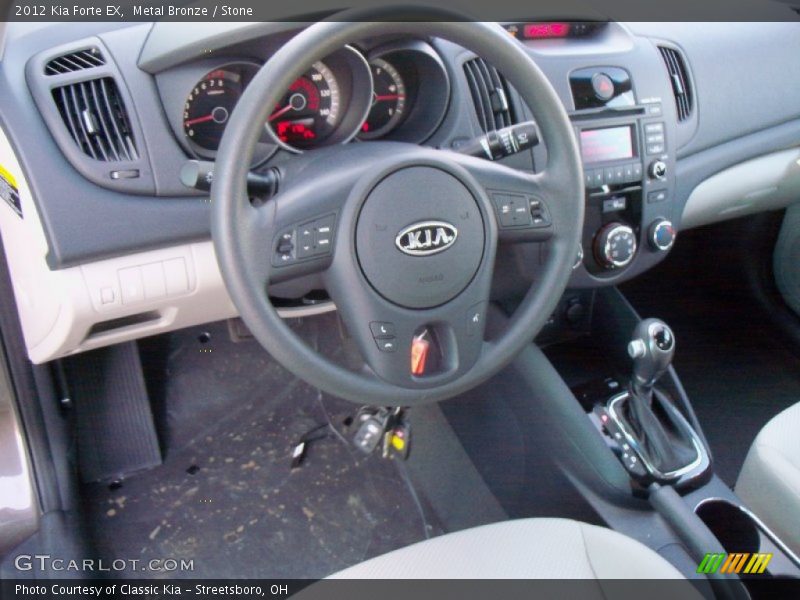 Dashboard of 2012 Forte EX